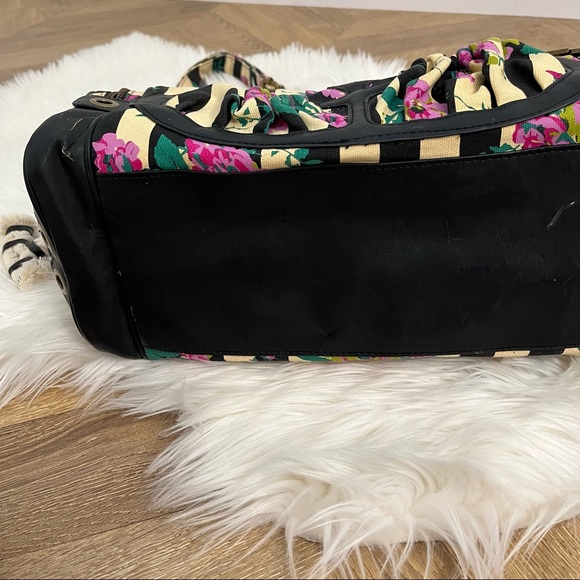 Vintage Betsey Johnson Anchor Floral Bag - Picture 7 of 13